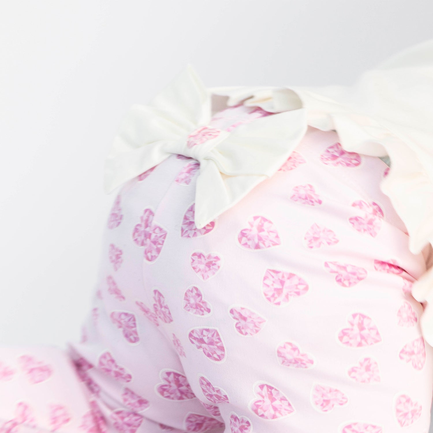 Pink Frill Heart Legging Set