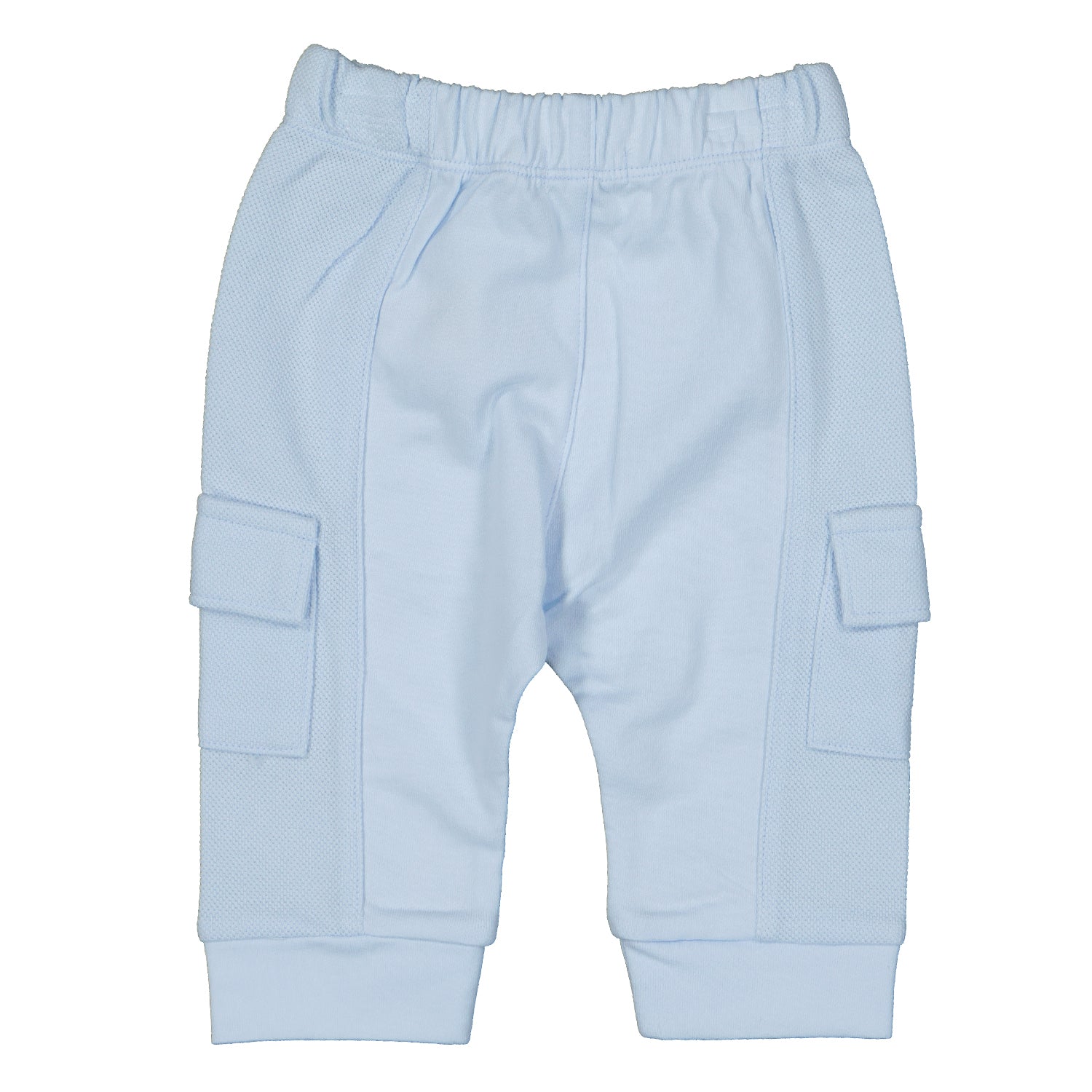 White & Blue Pique Trim Tracksuit