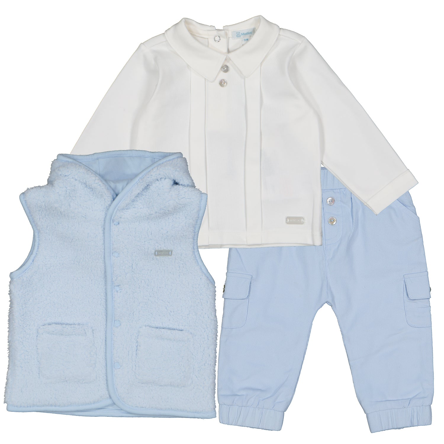 Blue Fleece 3 Piece Set