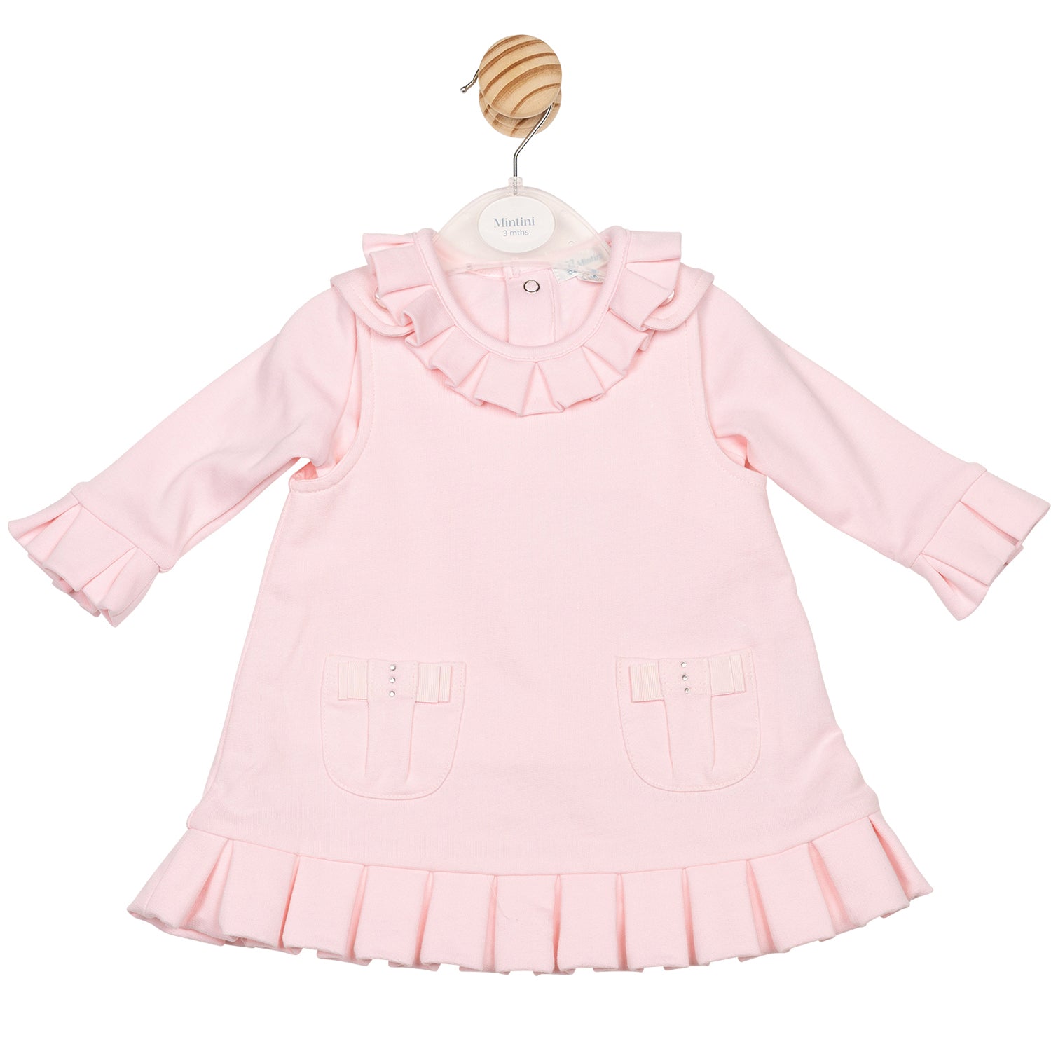 Pink Pinafore Dress & Top