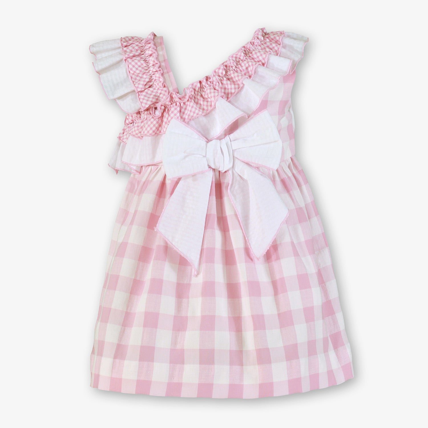 Pink Check Dress