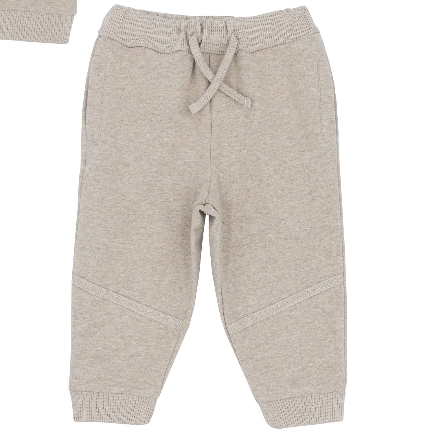 Beige Waffle Tracksuit