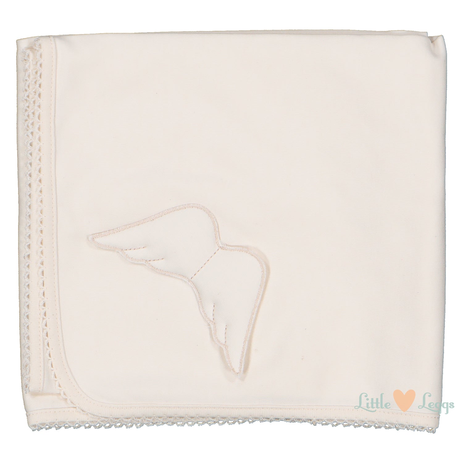 Beige Angel Wings Blanket