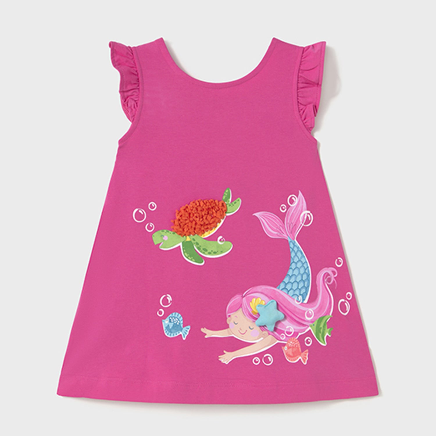 Fuchsia Mermaid Summer Dress