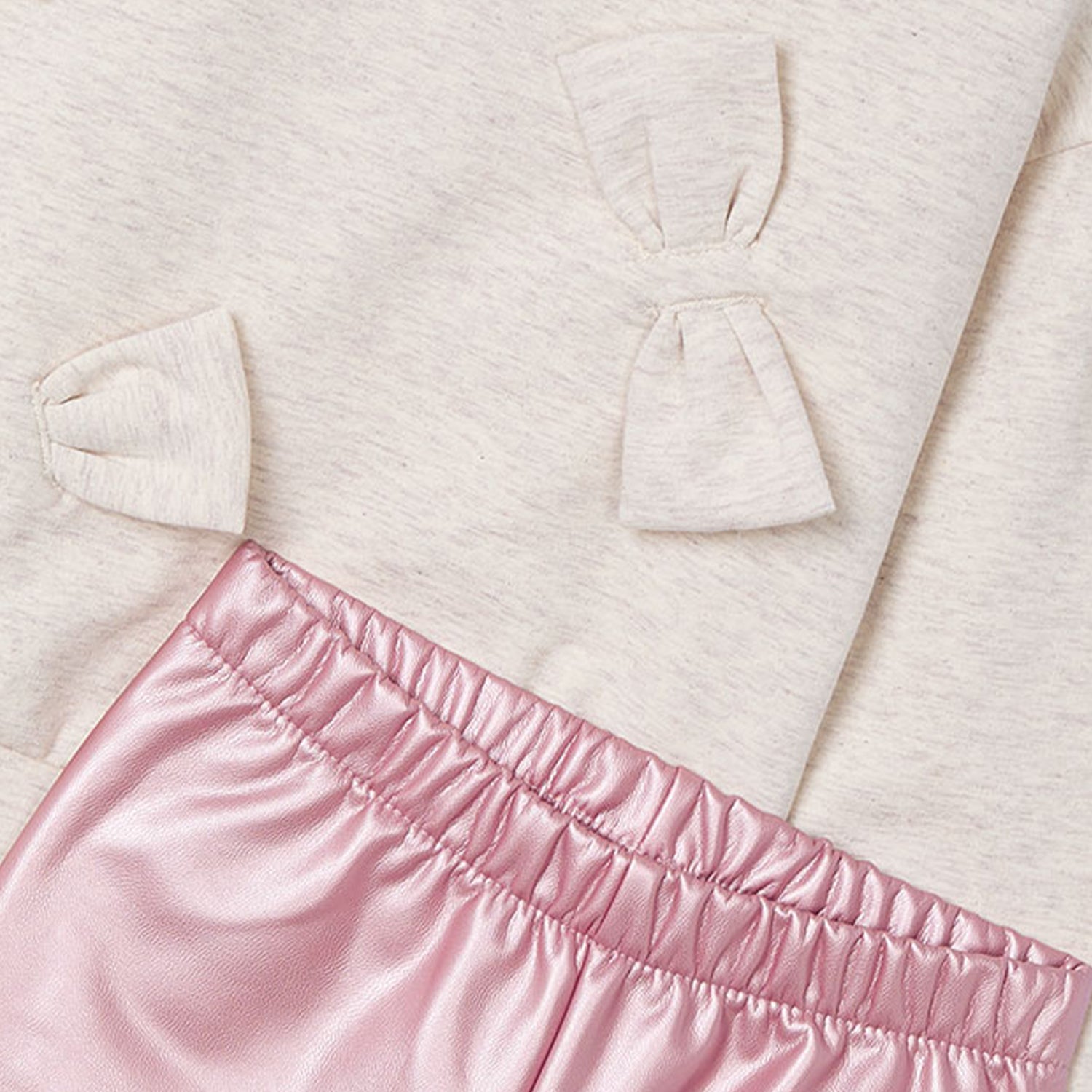 Stone & Pink Metallic Legging Set