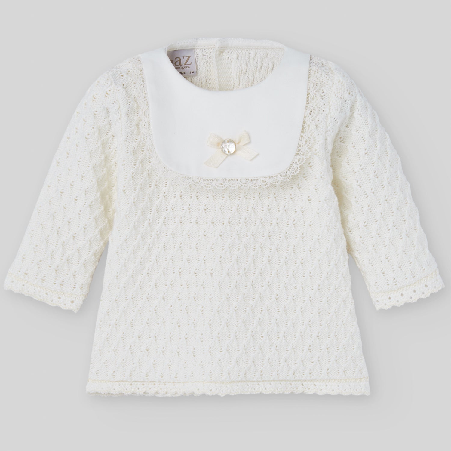 Ivory Knit Trouser Set