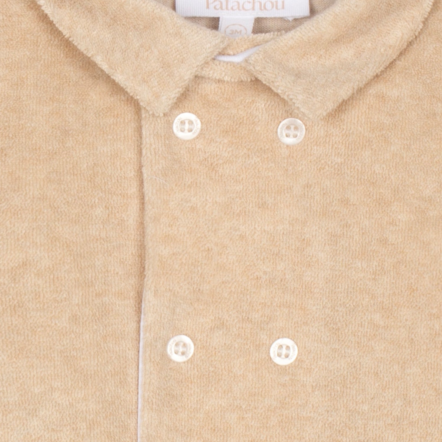 Beige Towelling Romper