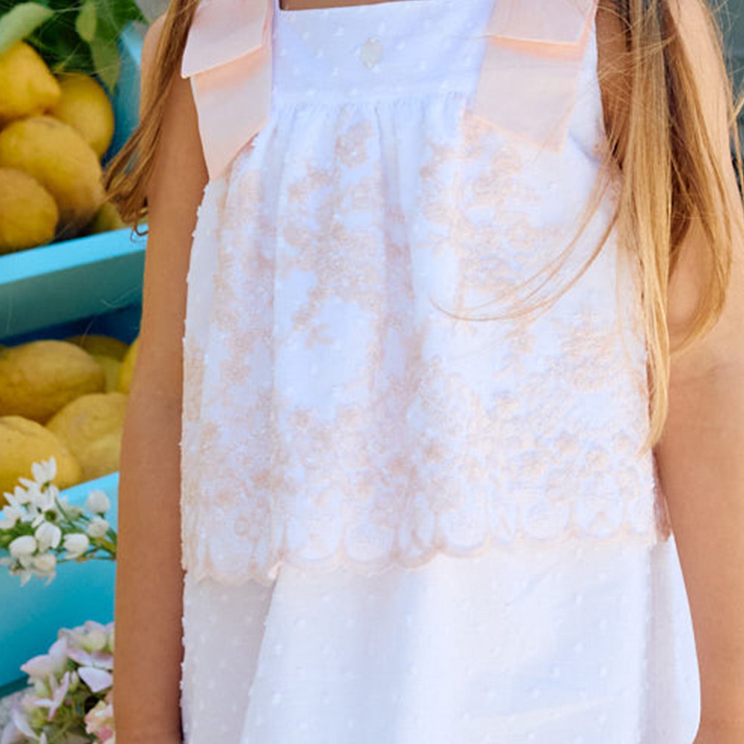White & Pink Dress