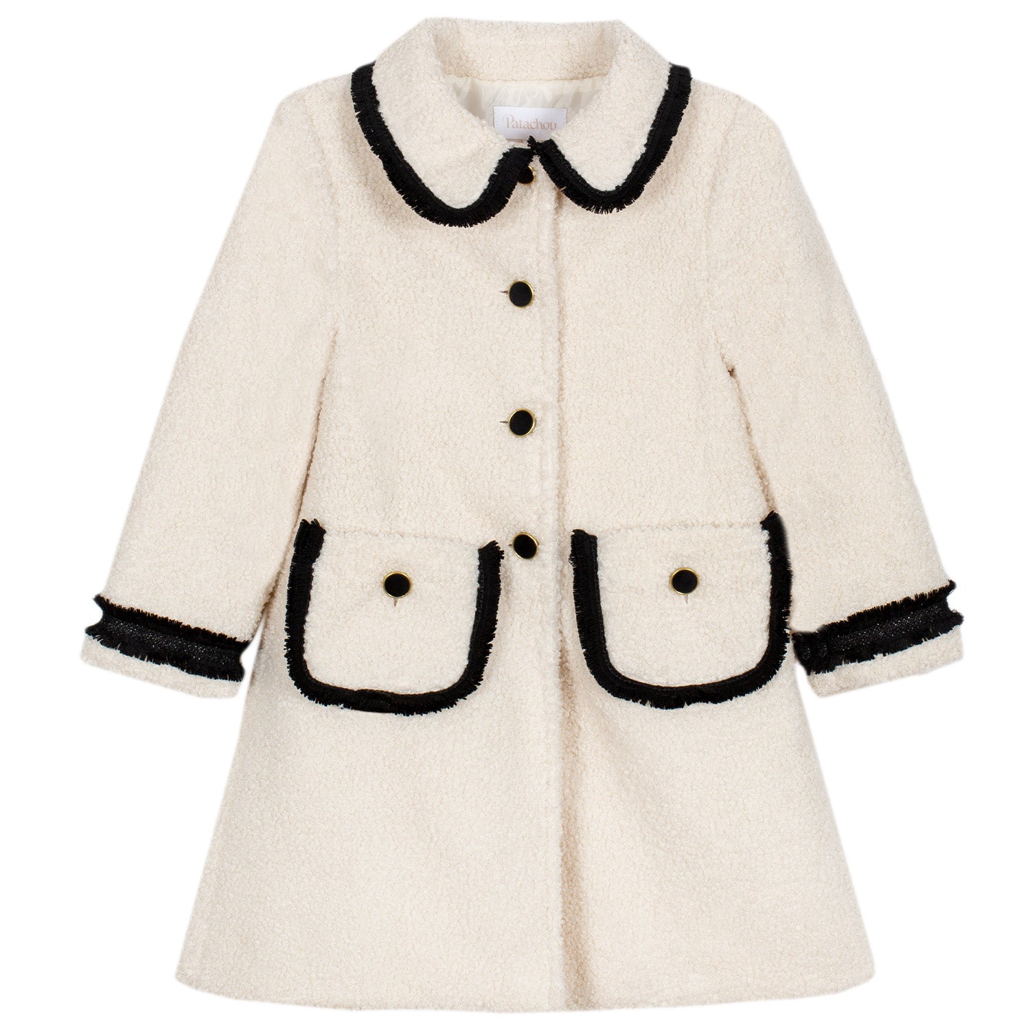Ivory Boucle Coat