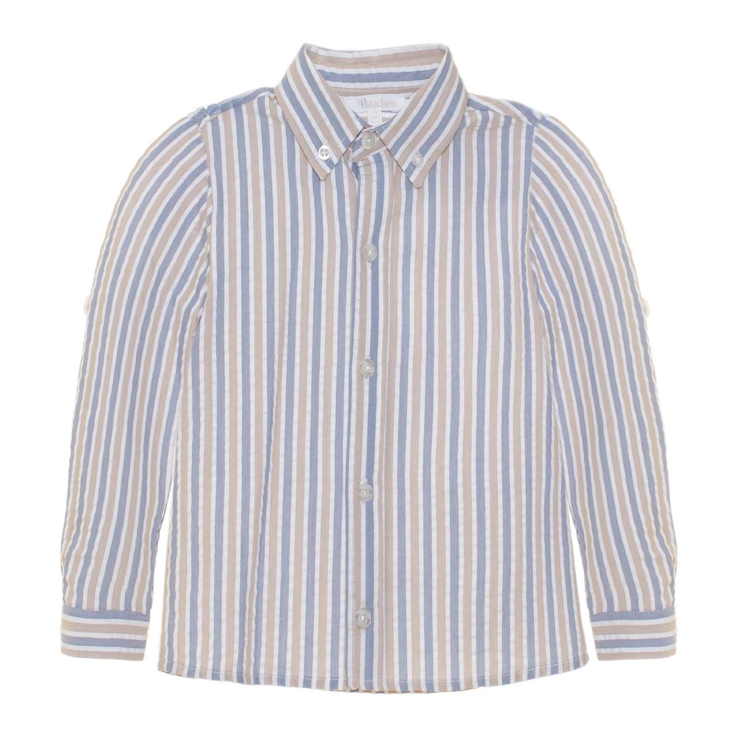 Beige Stripe Shirt