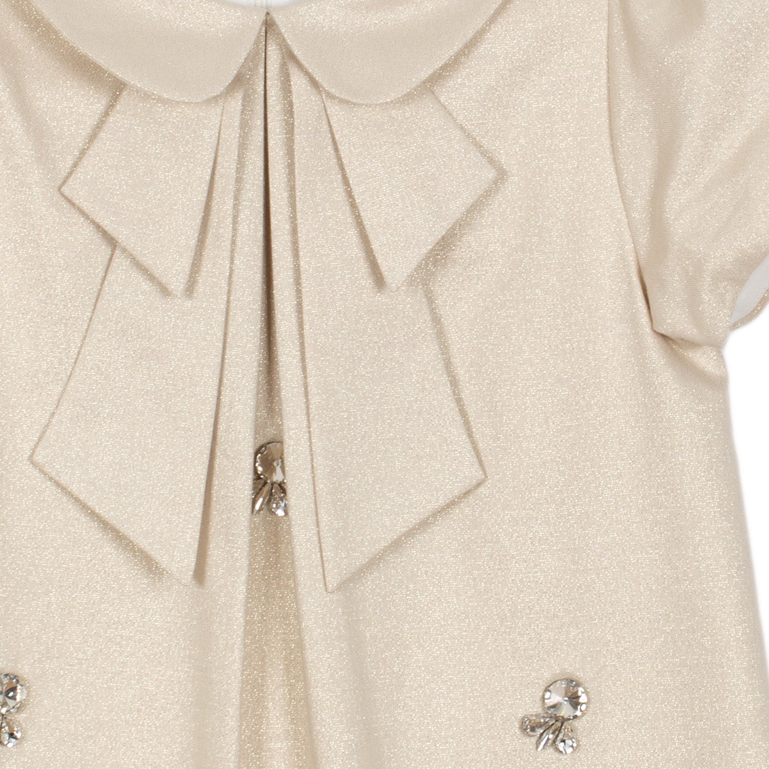 Gold Bow Dress