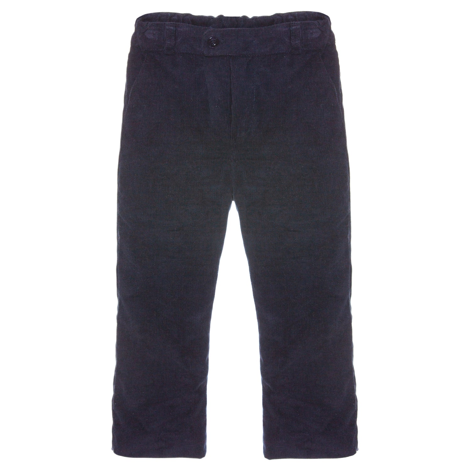 Boys Navy Cord Trousers