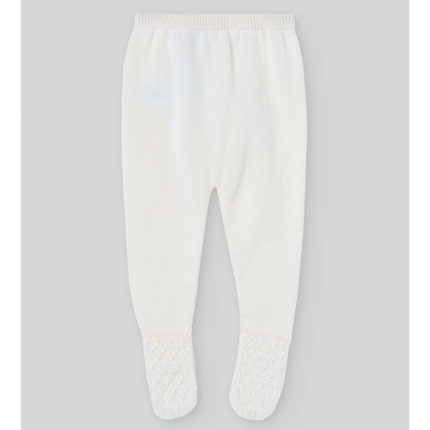 Cream Knit Trouser Set