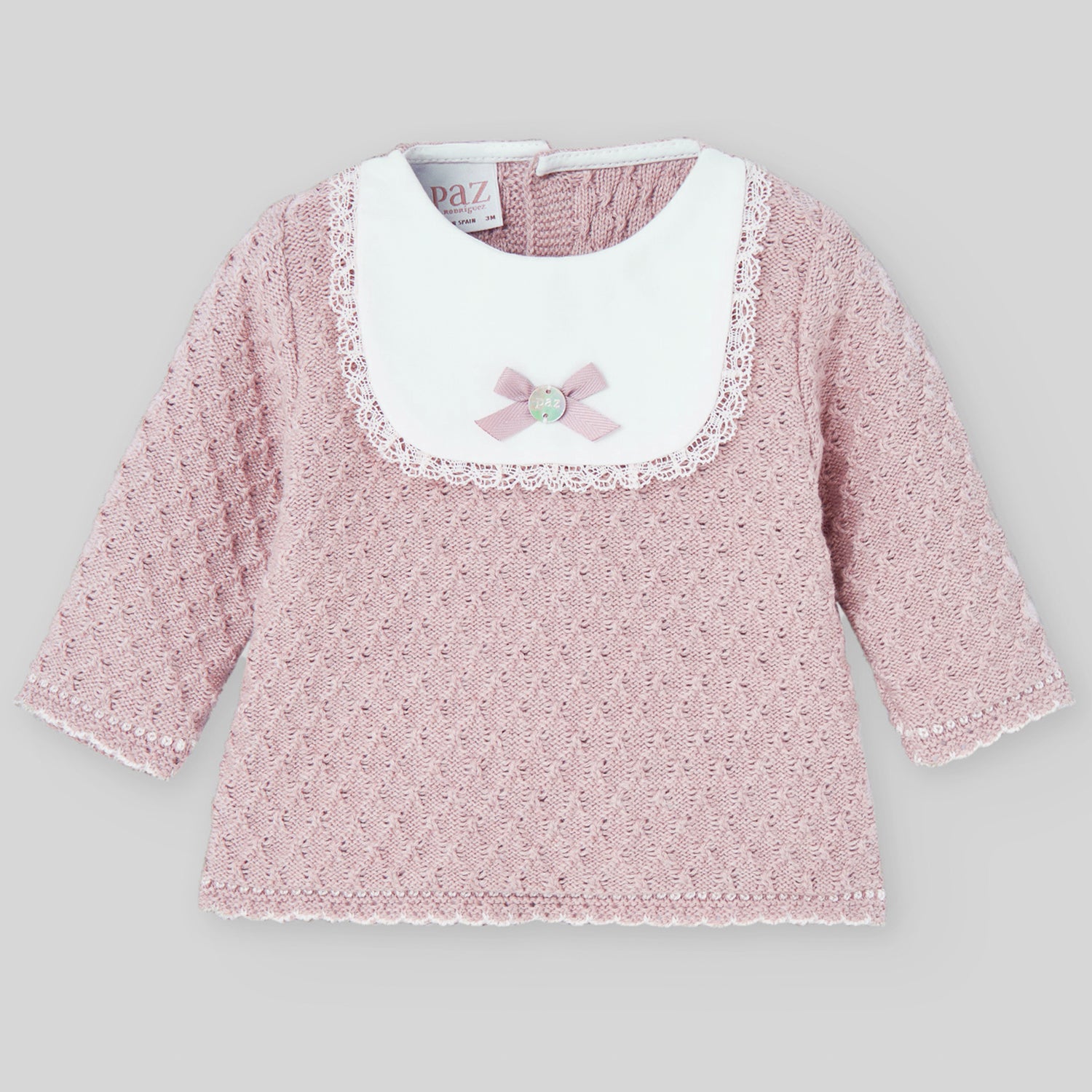 Pink Knit Trouser Set