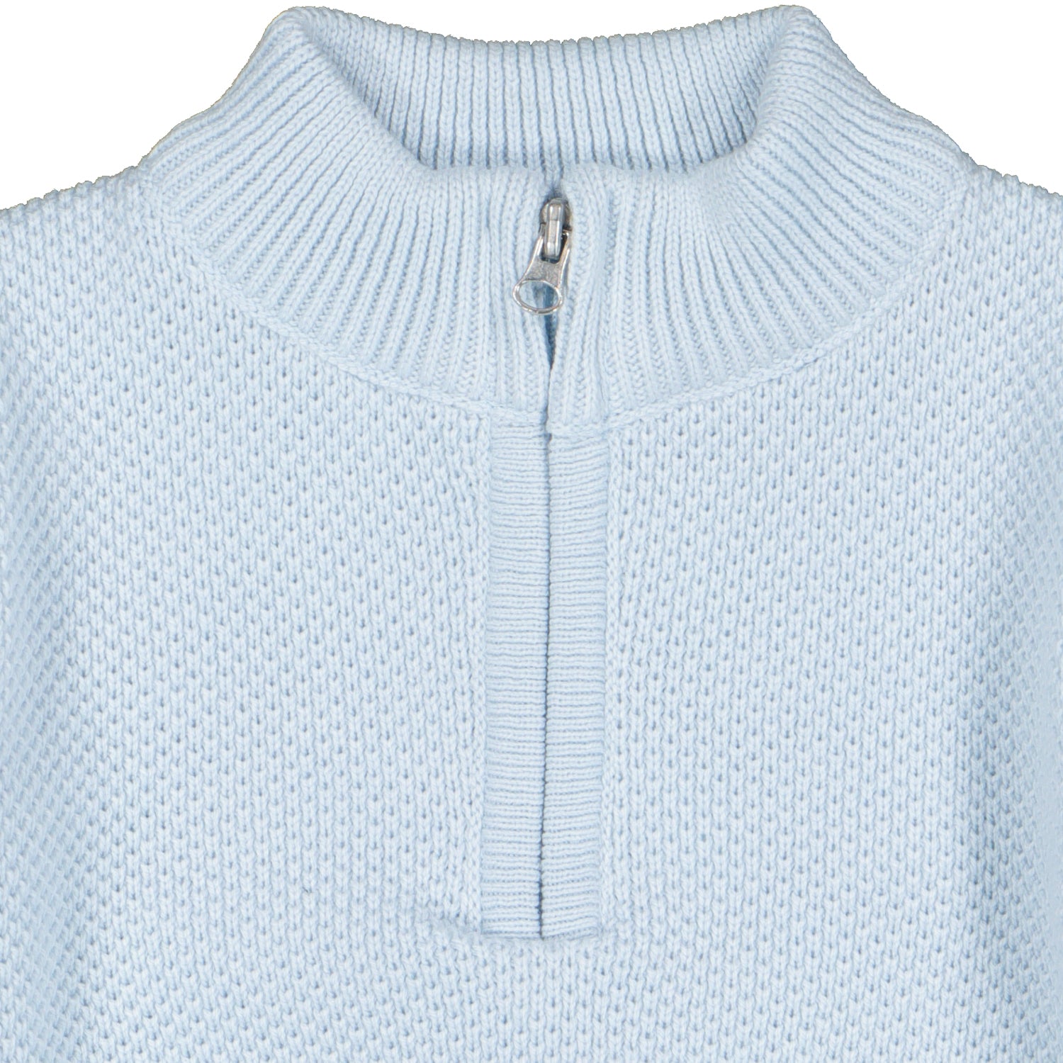 Pale Blue Waffle Knit Jumper