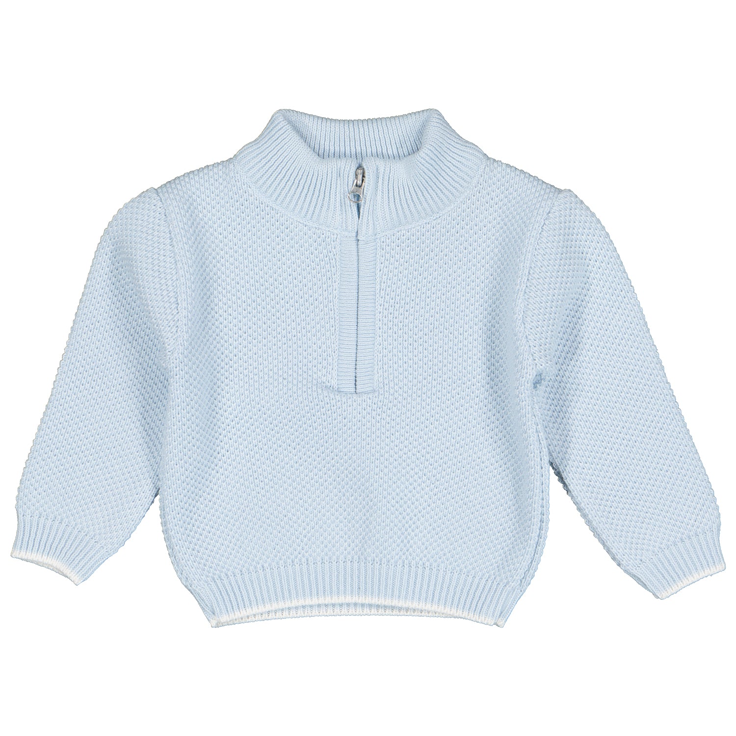 Pale Blue Waffle Knit Jumper