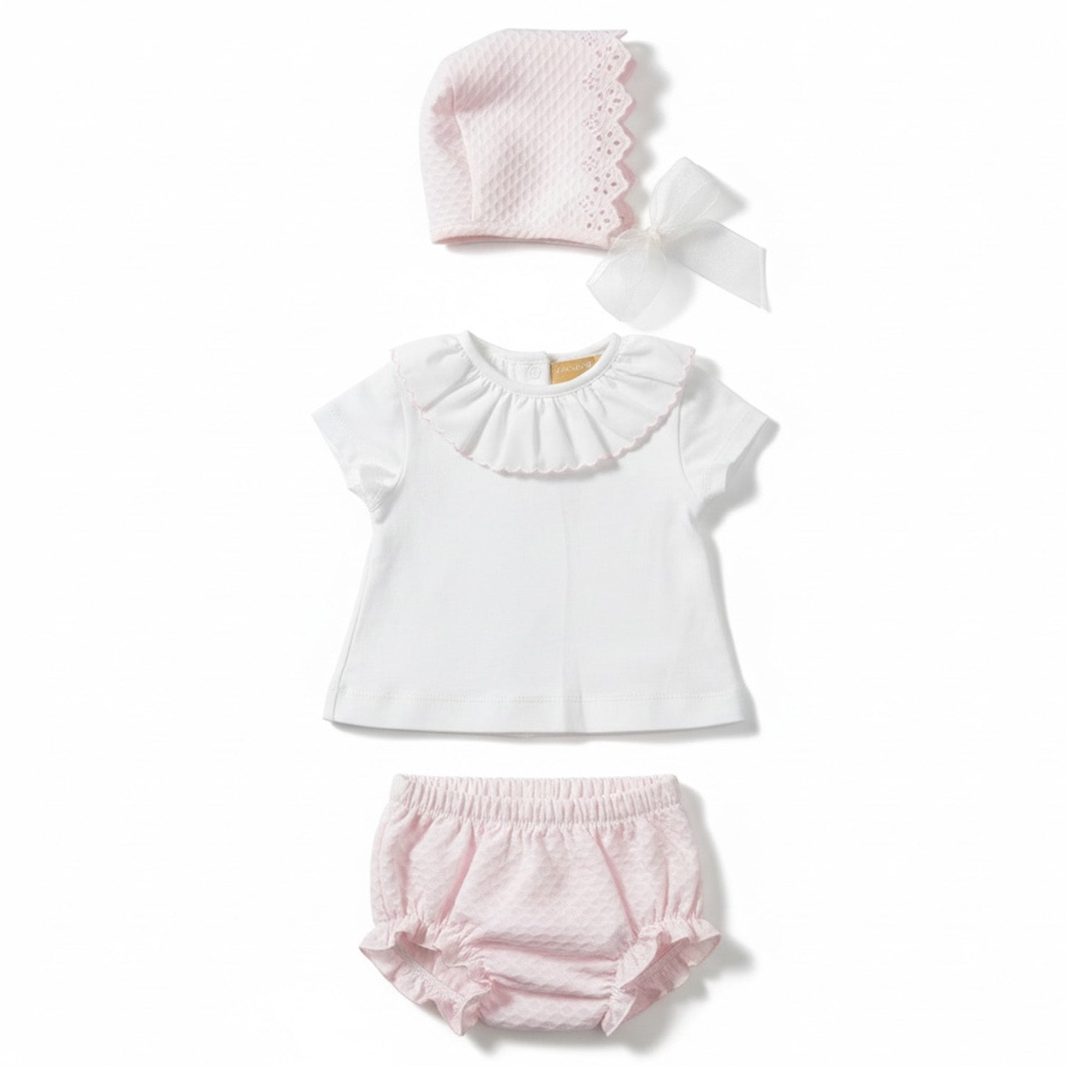 Top, Bloomers & Hat Set