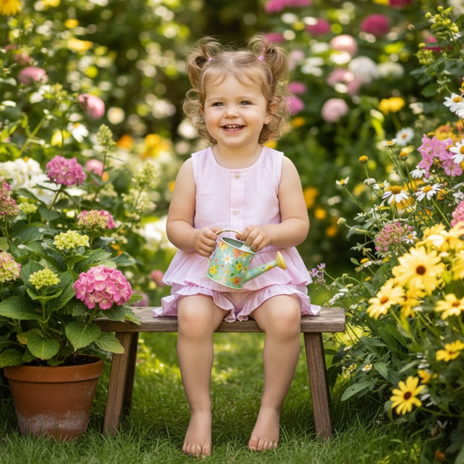 Pink Linen Short Set