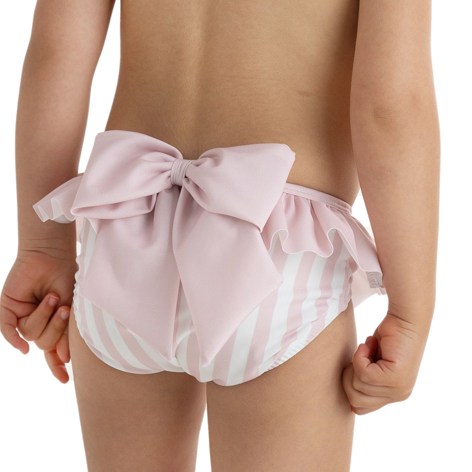 Pink Stripe Swim Knickers