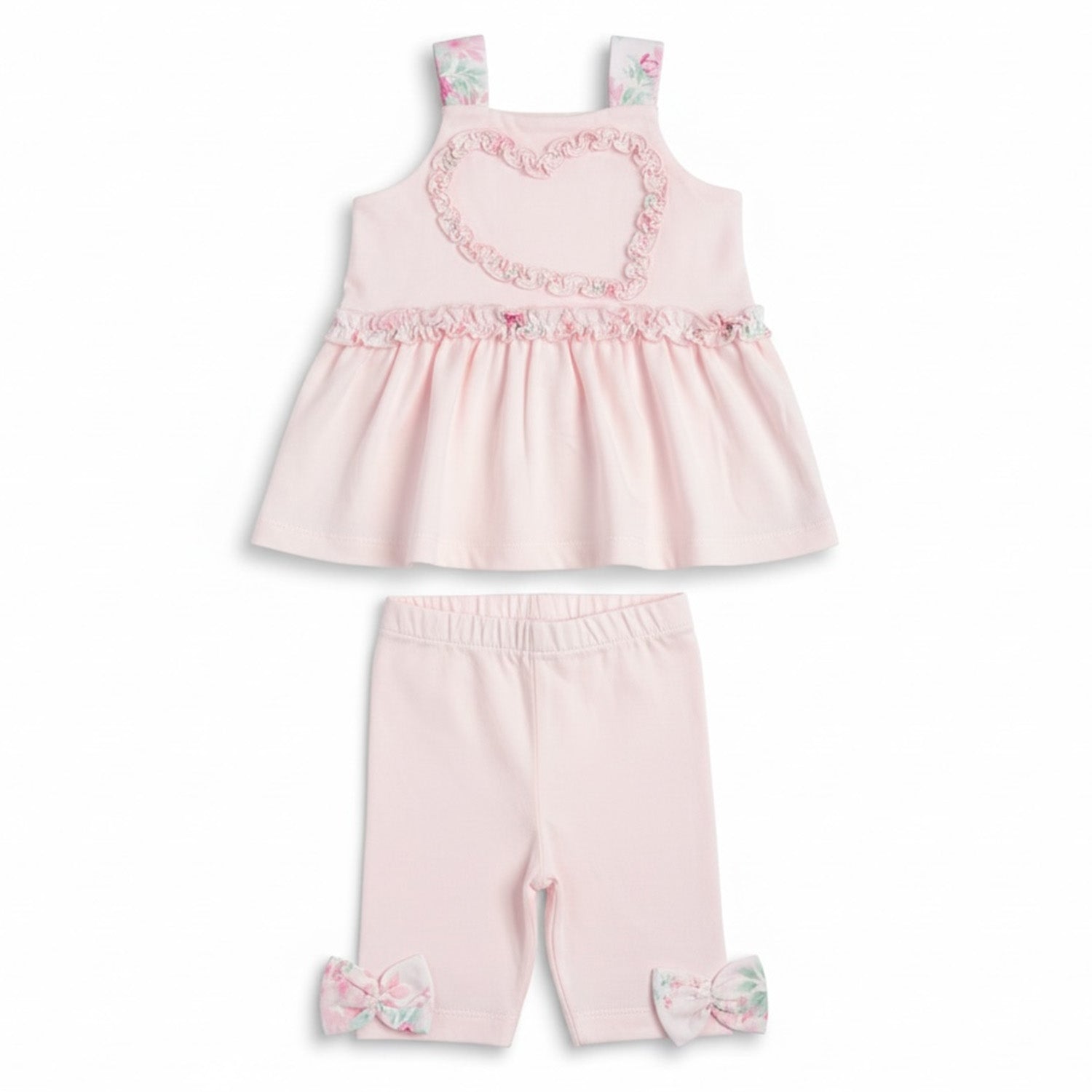 Pink Crop Legging Set