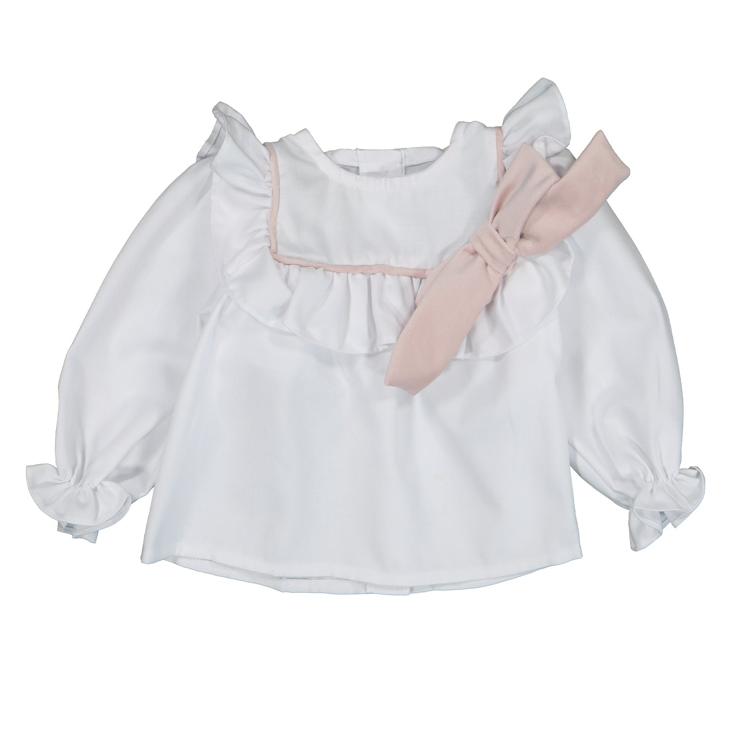 Pink Velvet Blouse & Bloomer Set