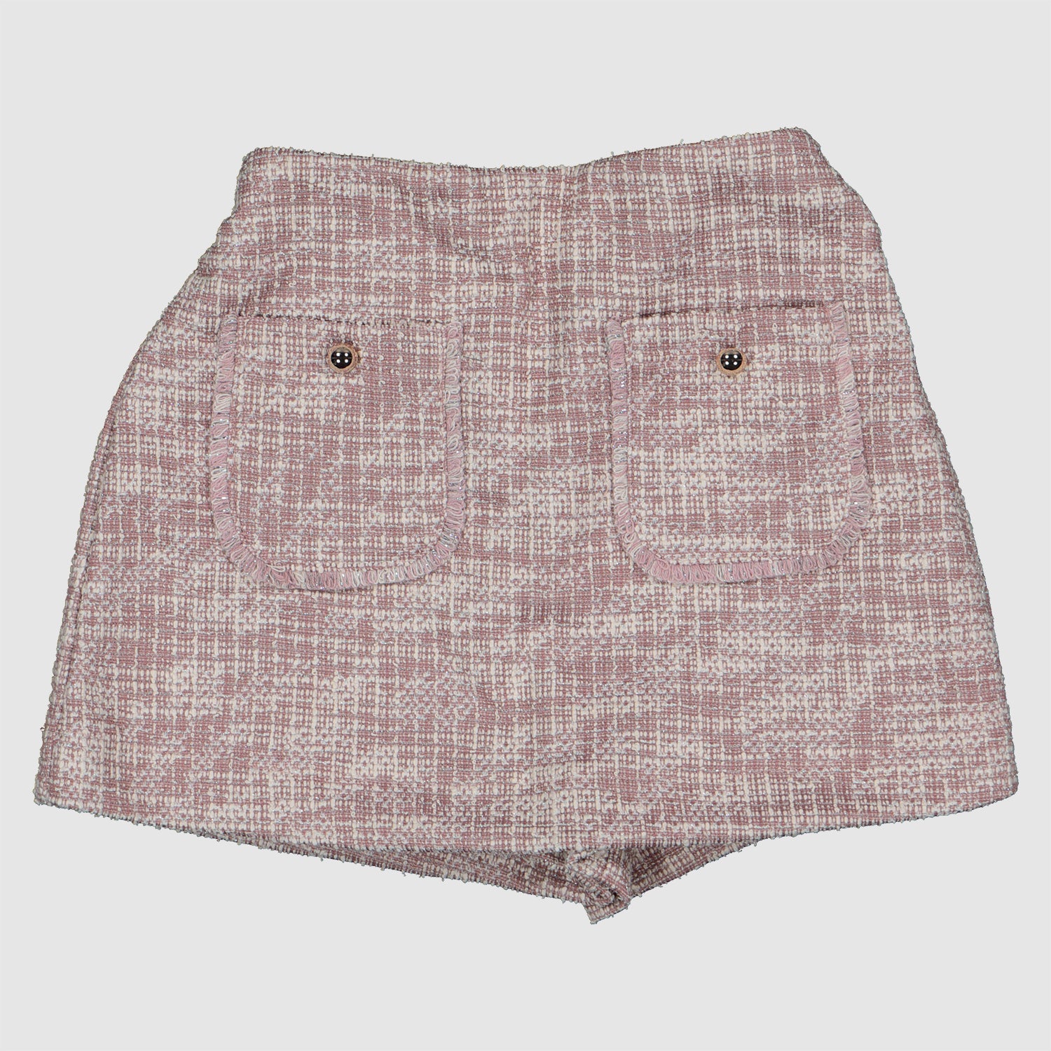 Pink Tweed Short Set