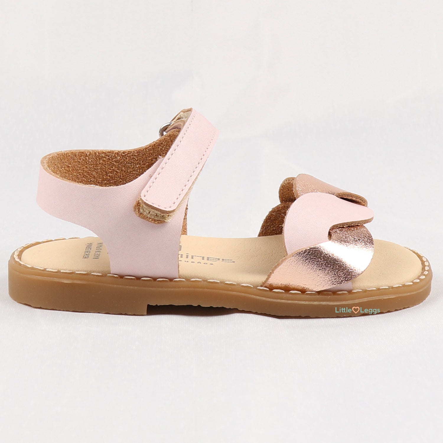 Pink & Metallic Gold Sandal