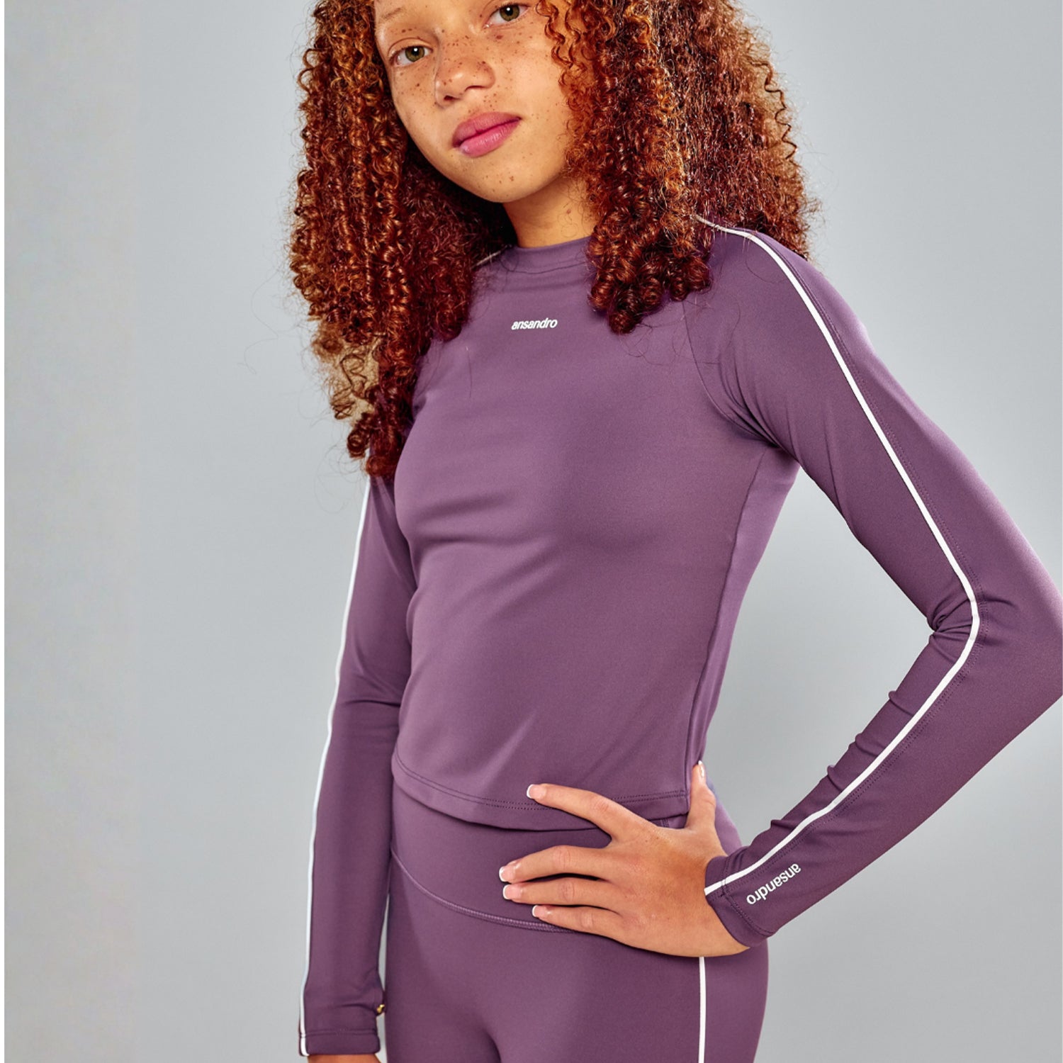 Plum Athletic Top & Leggings