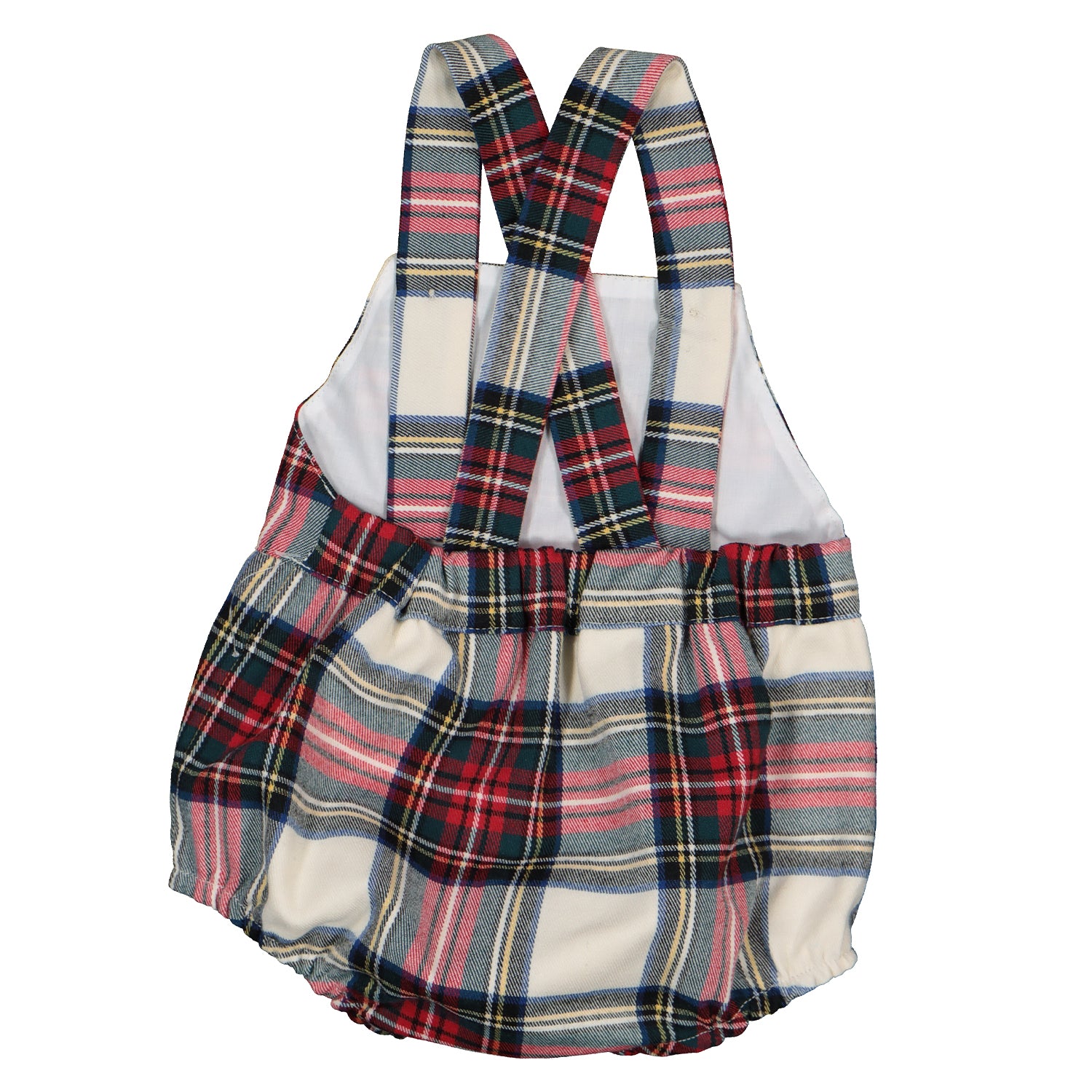 Red Tartan Shirt & Romper Set