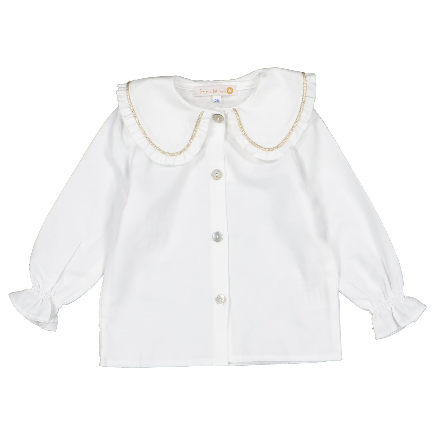 Gold Trim Blouse