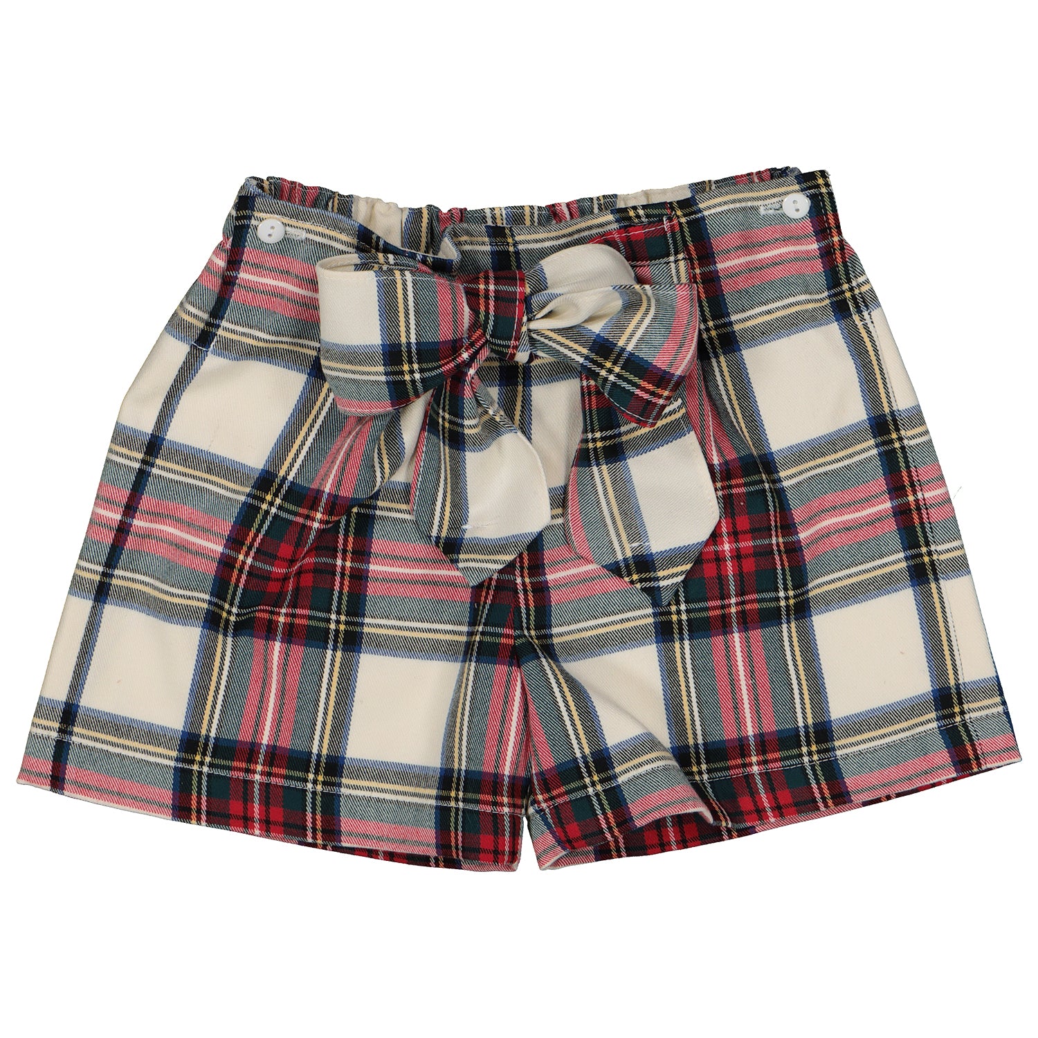 Red Tartan Bow Shorts