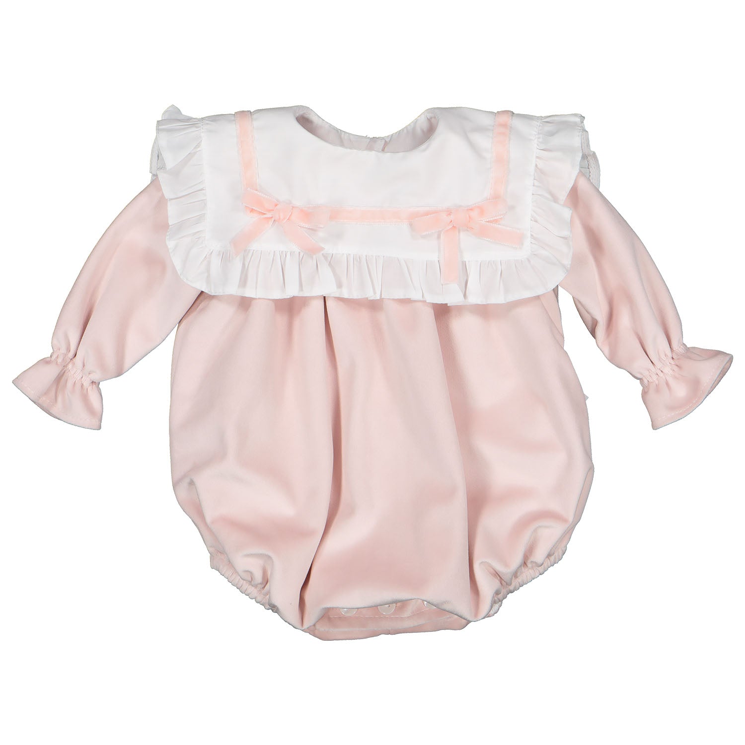 Pink Velvet Romper