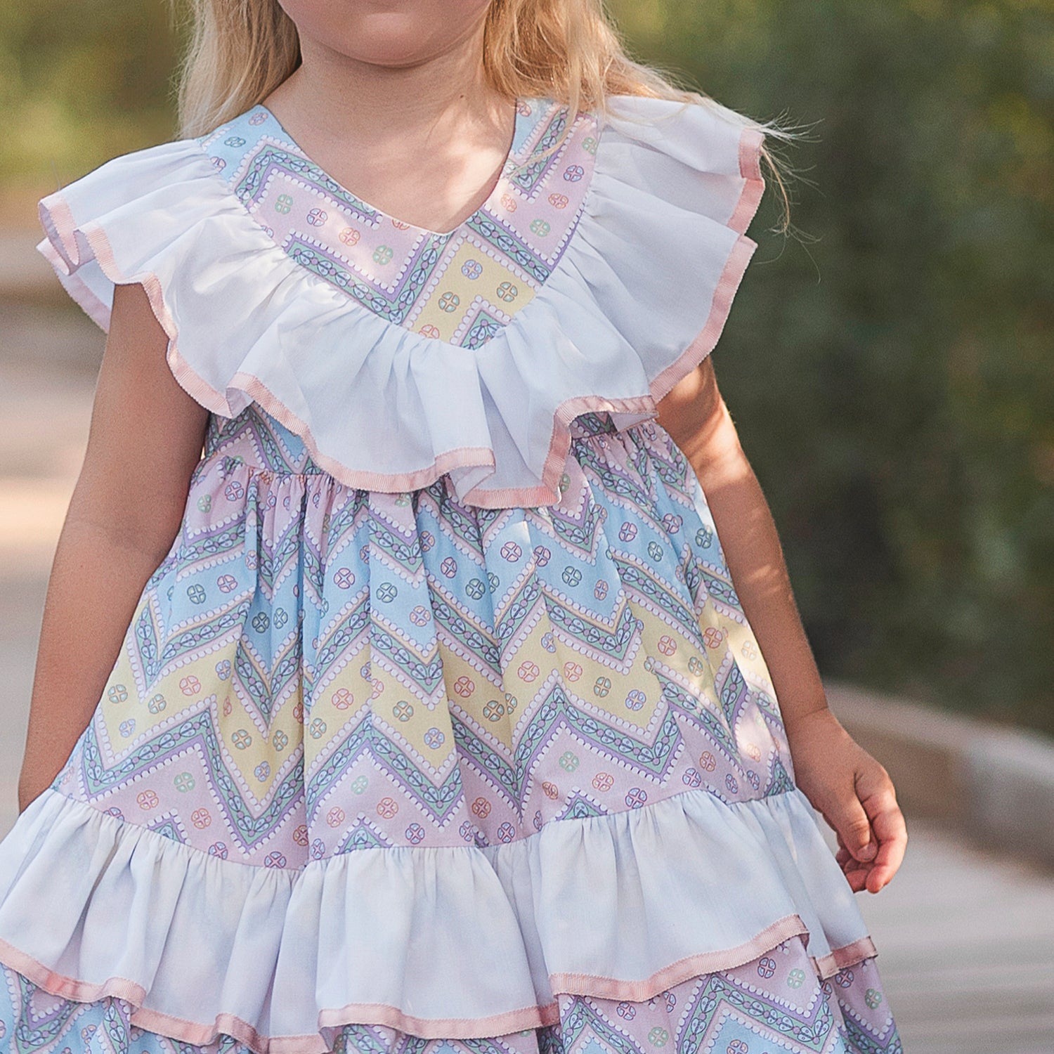 Pastel Zig Zag Dress