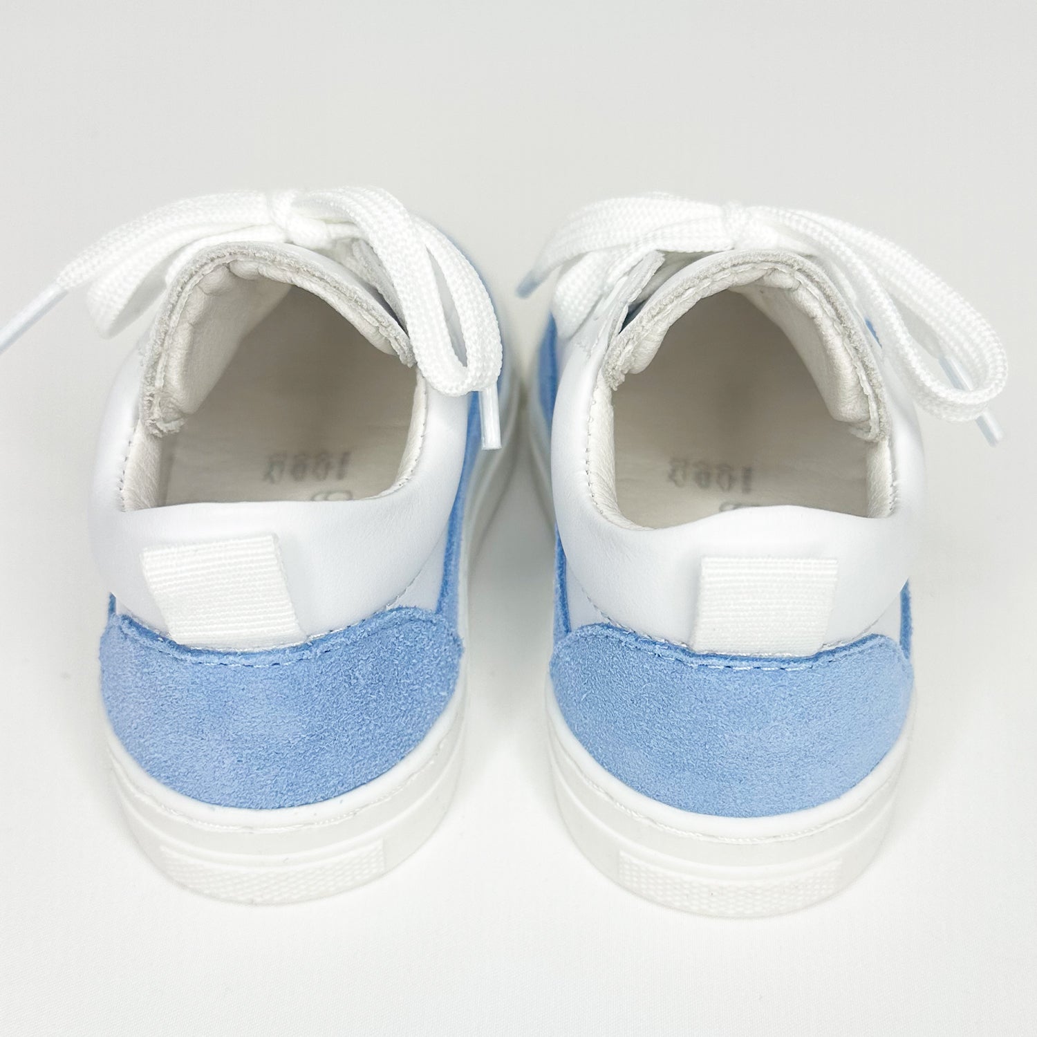 Blue Suede Trim leather Trainers