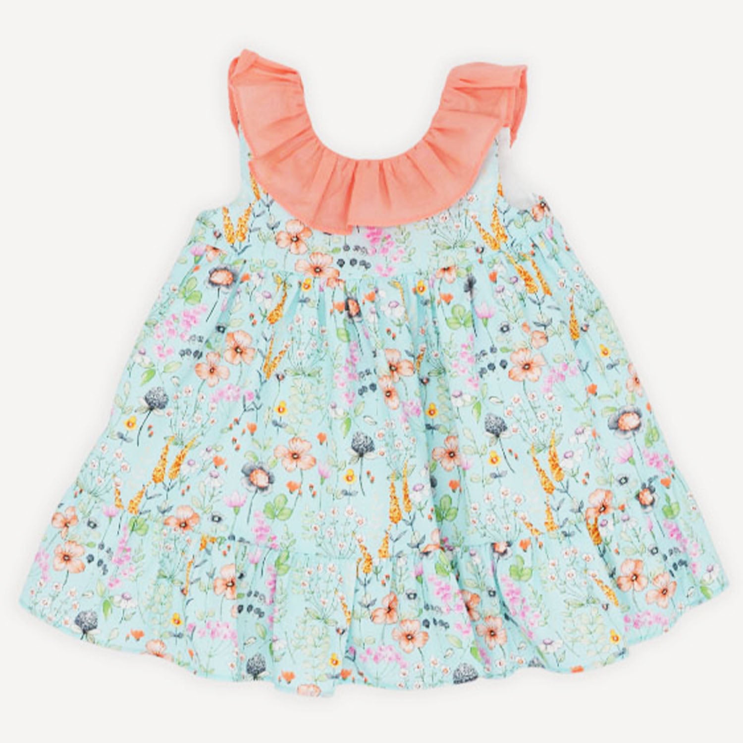 Coral Bow Back Dress