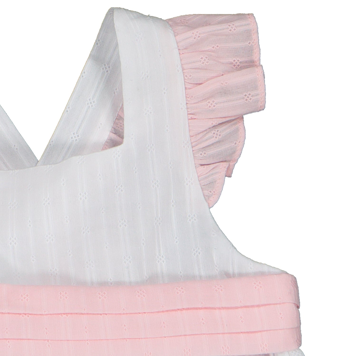 White and Pink Dress