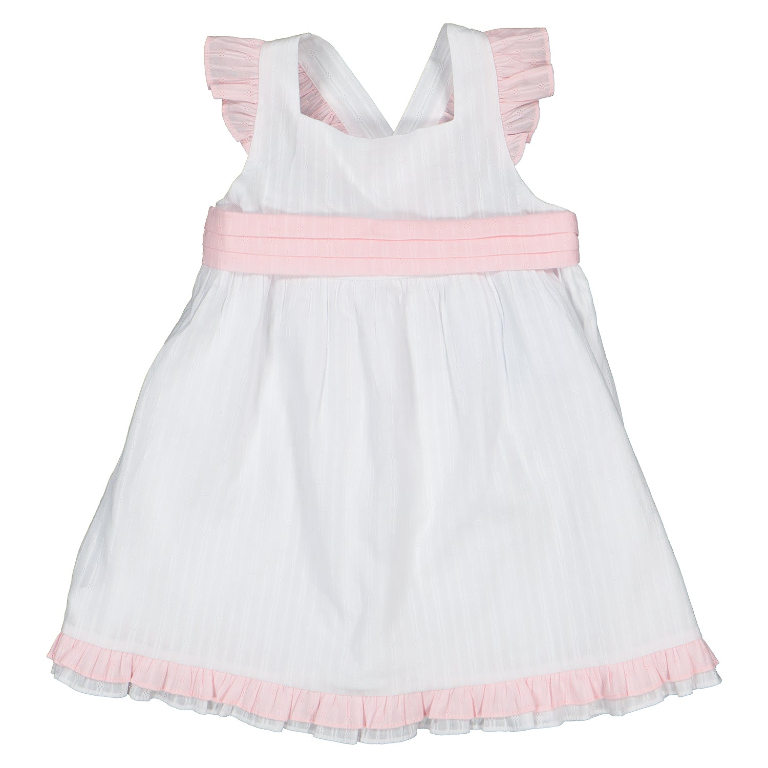 White and Pink Dress