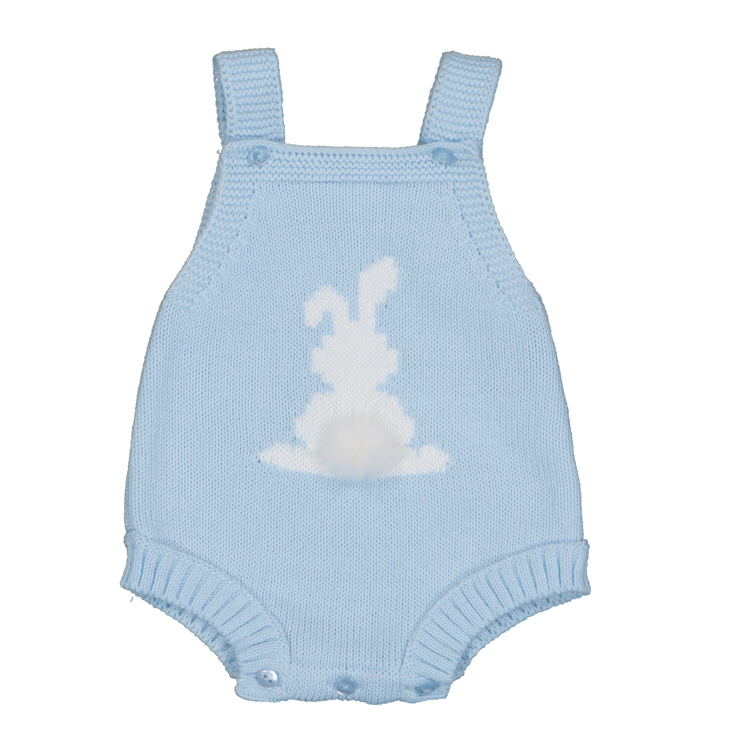 Blue Bunny Dungaree 3 Piece Set