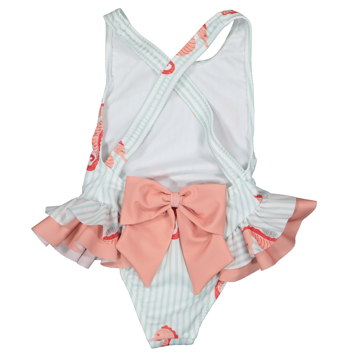 Seahorse Frill Hip Swimsuit