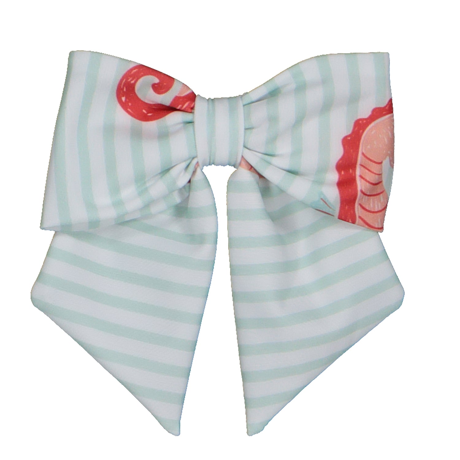 Seahorse Bow Hair Clip