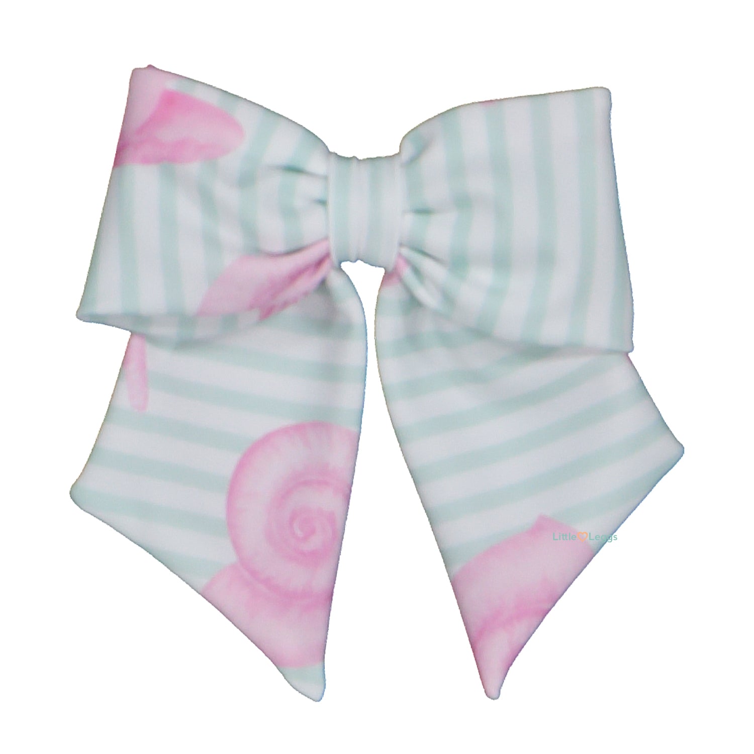 Mint Green Shell Bow Hairclip