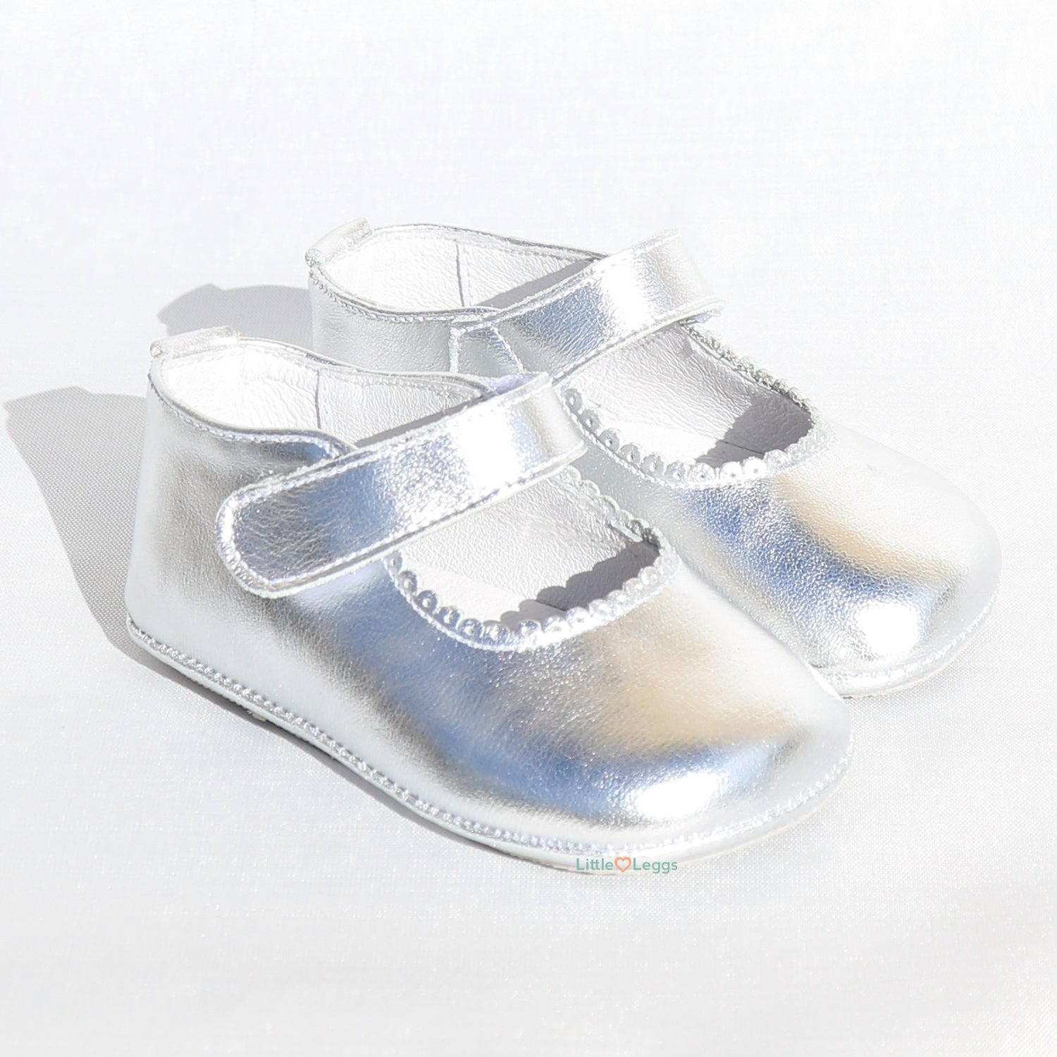 Silver Leather Mary Jane Pre-Walker