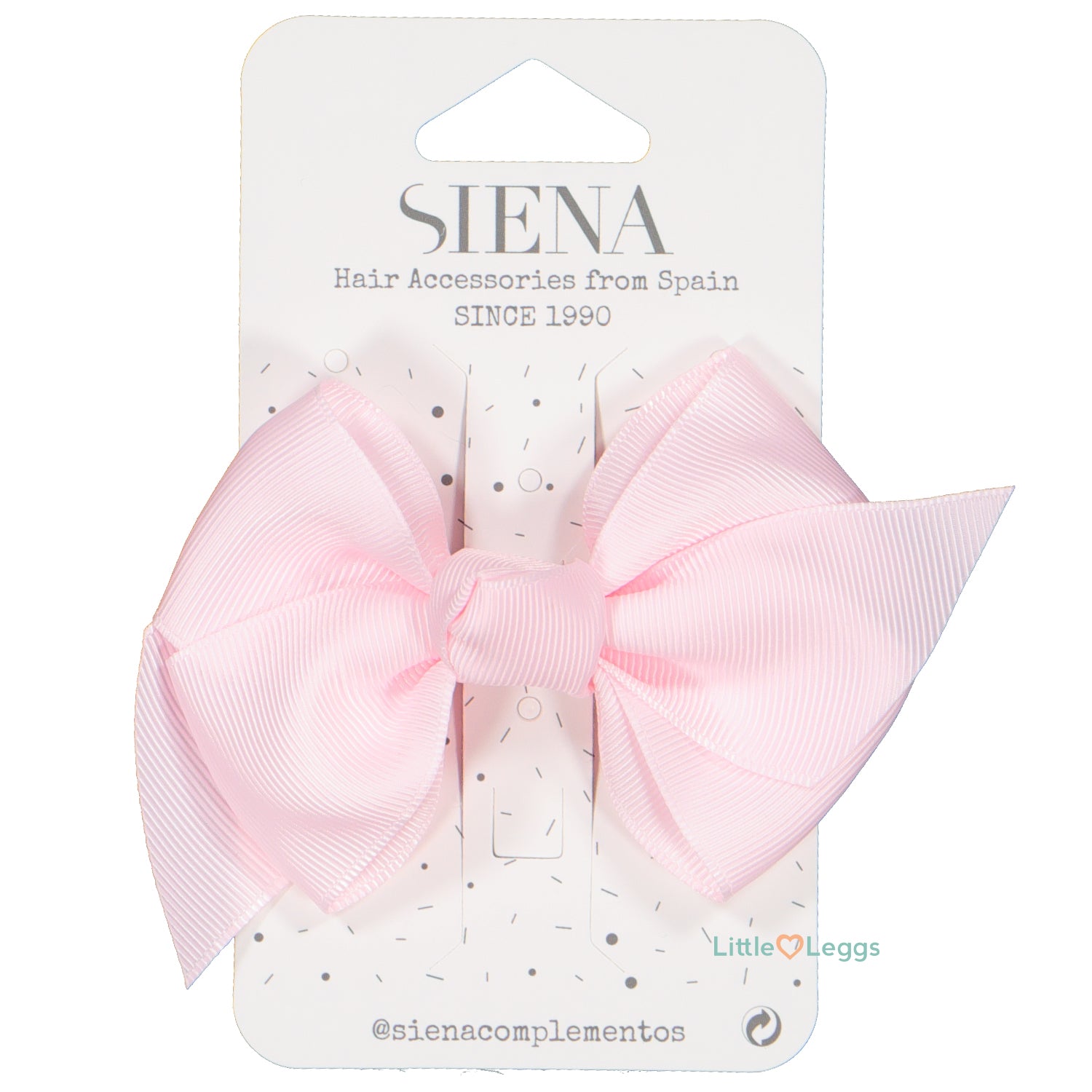 Pastel Pink Knot Hair Clip -10cm