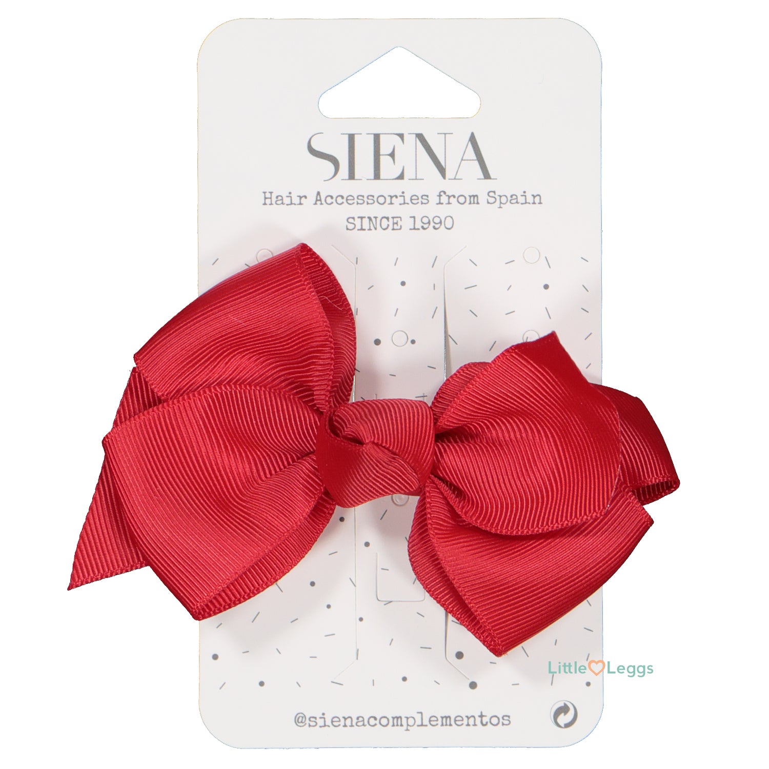 Red Knot Hair Clip -10cm