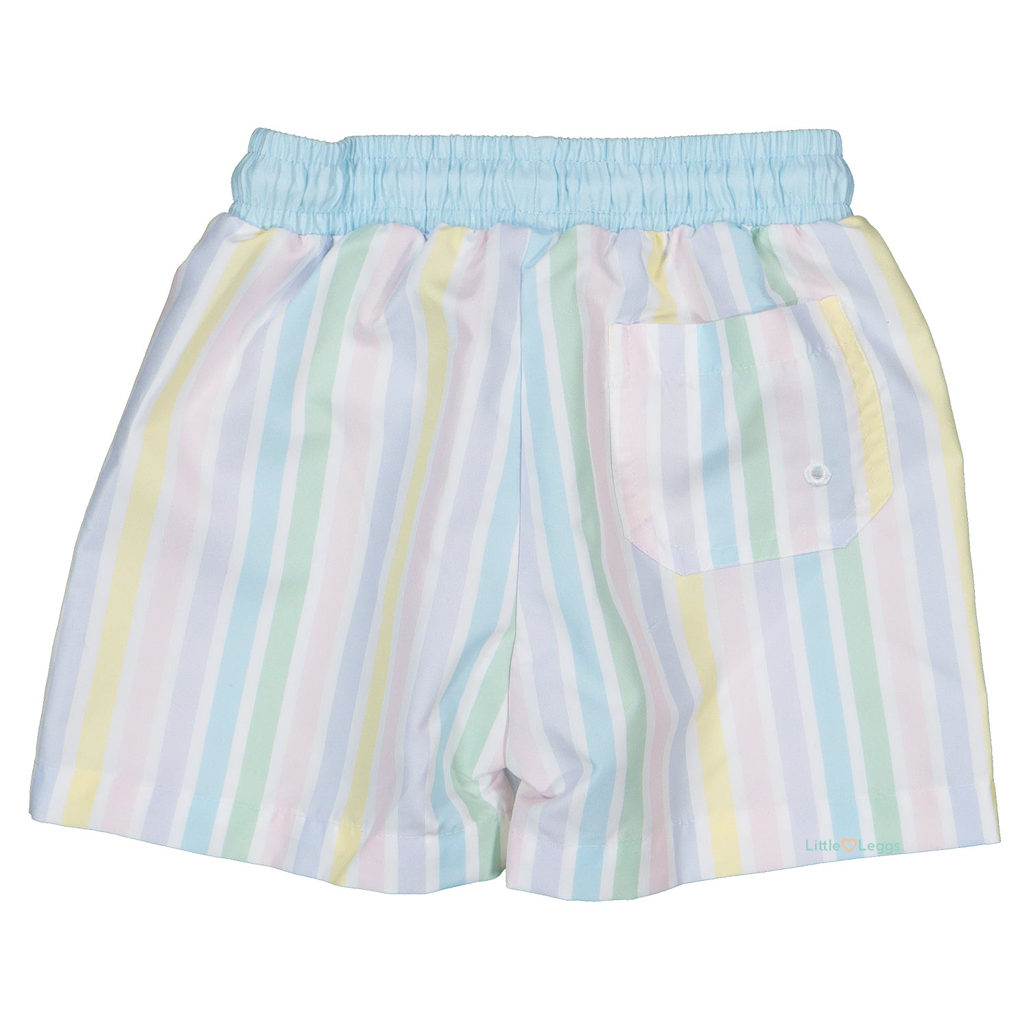 Pastel Stripe Swim Shorts