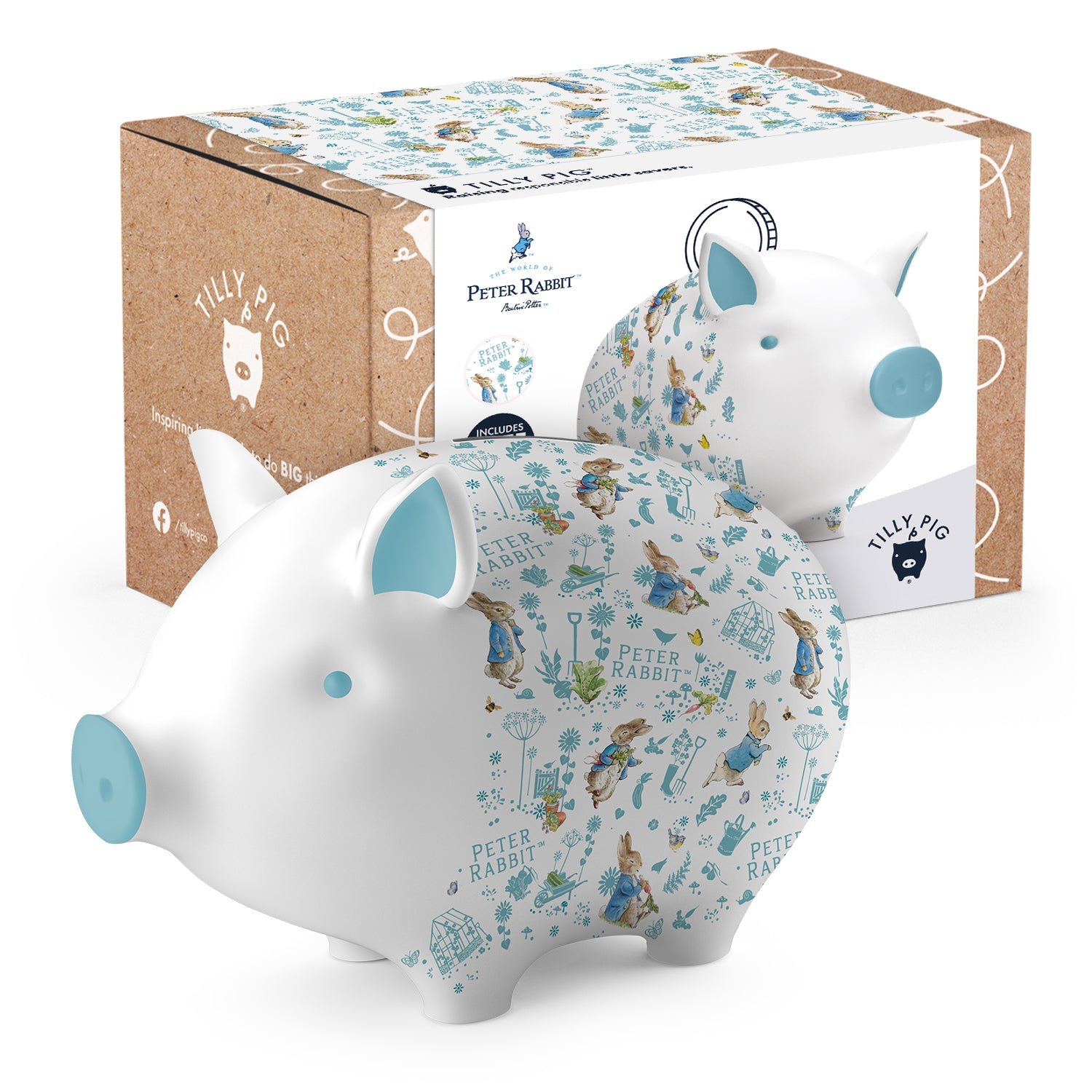 Blue Peter Rabbit Piggy bank