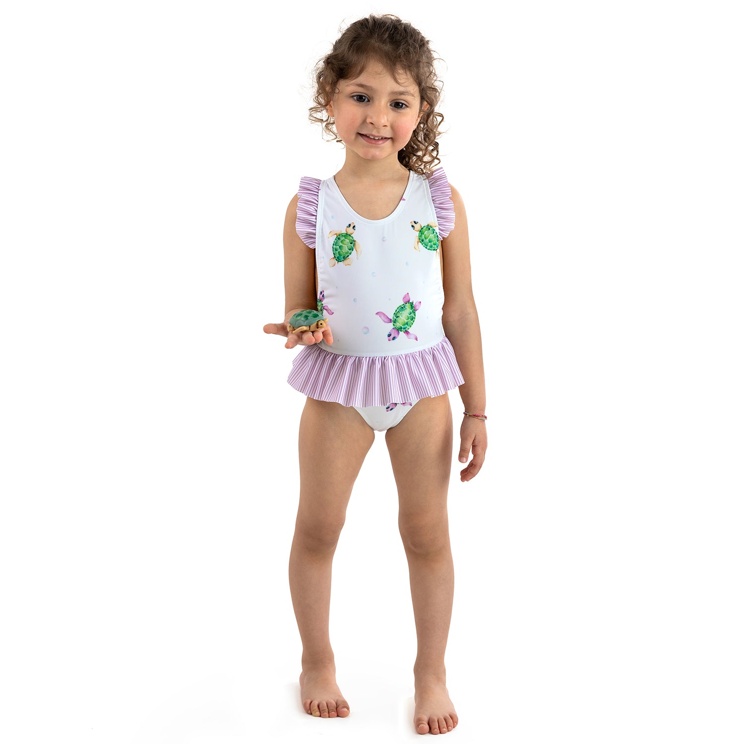 Turtles Frill Skirt Swimsuit