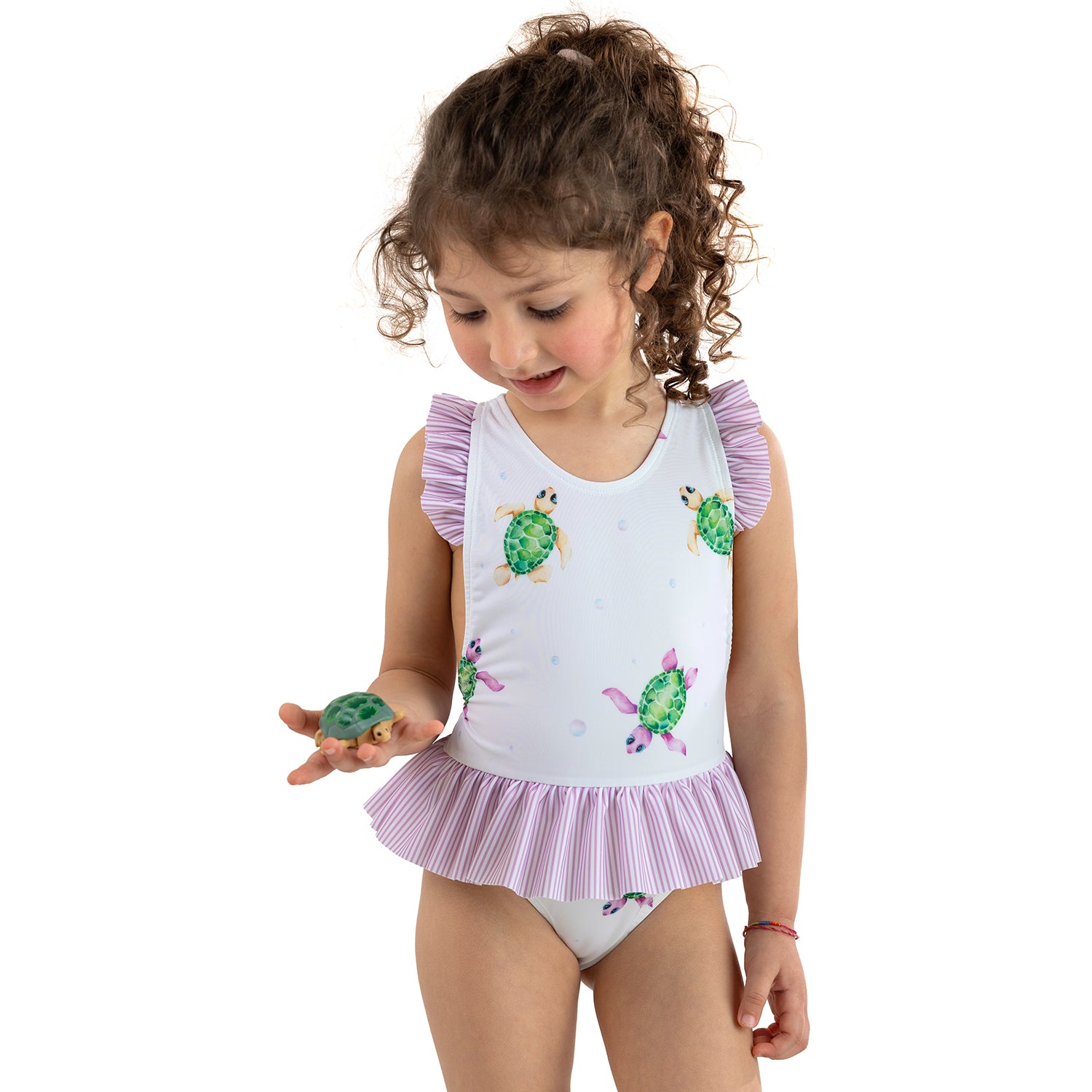 Turtles Frill Skirt Swimsuit