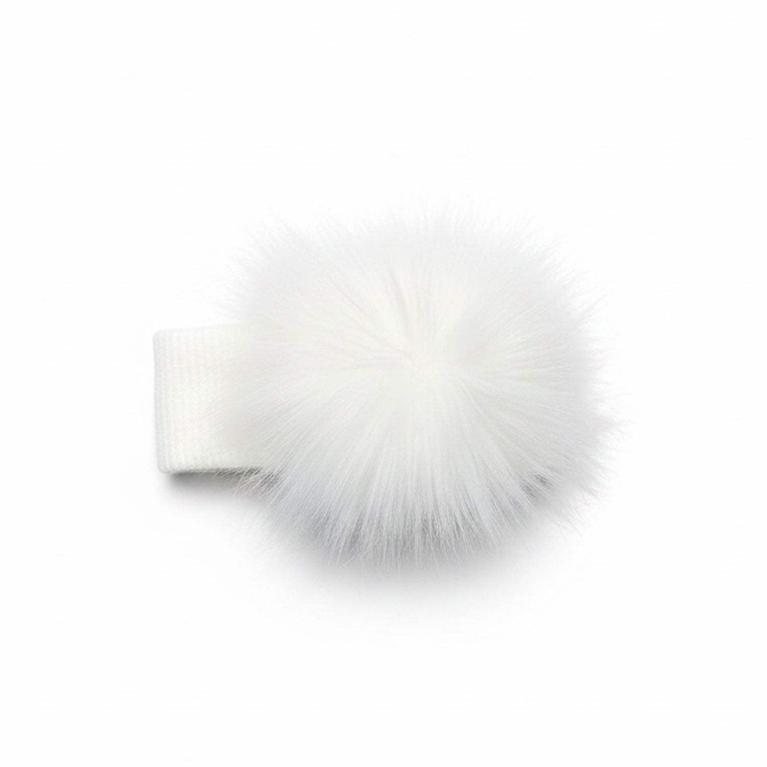 White Fur Headband