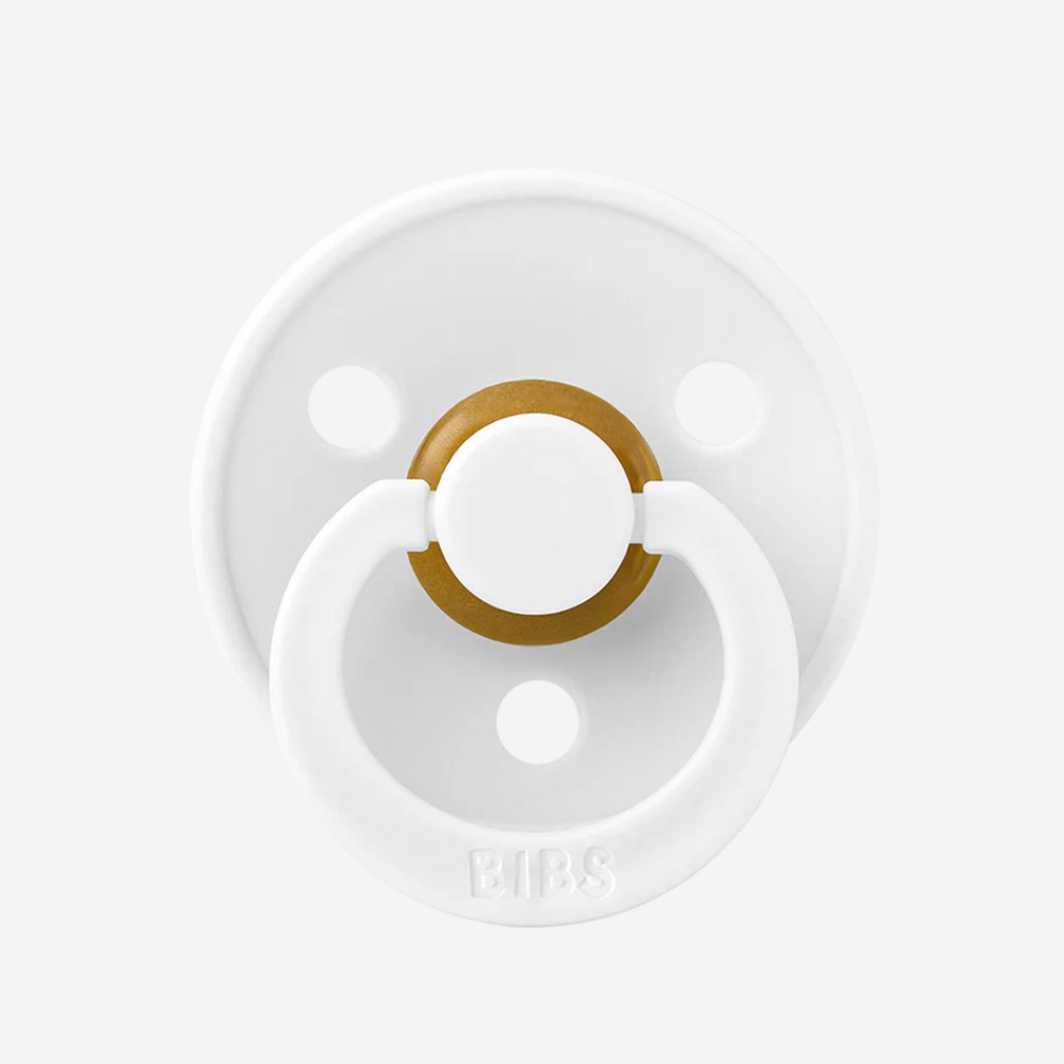 Bibs Twin Pack Dummy - White / Baby Blue